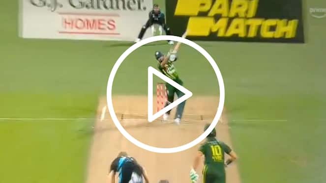 [Watch] Babar Azam's Successive T20I Fifty In Vain; Ben Sears Gets Him In Two In Two Games
